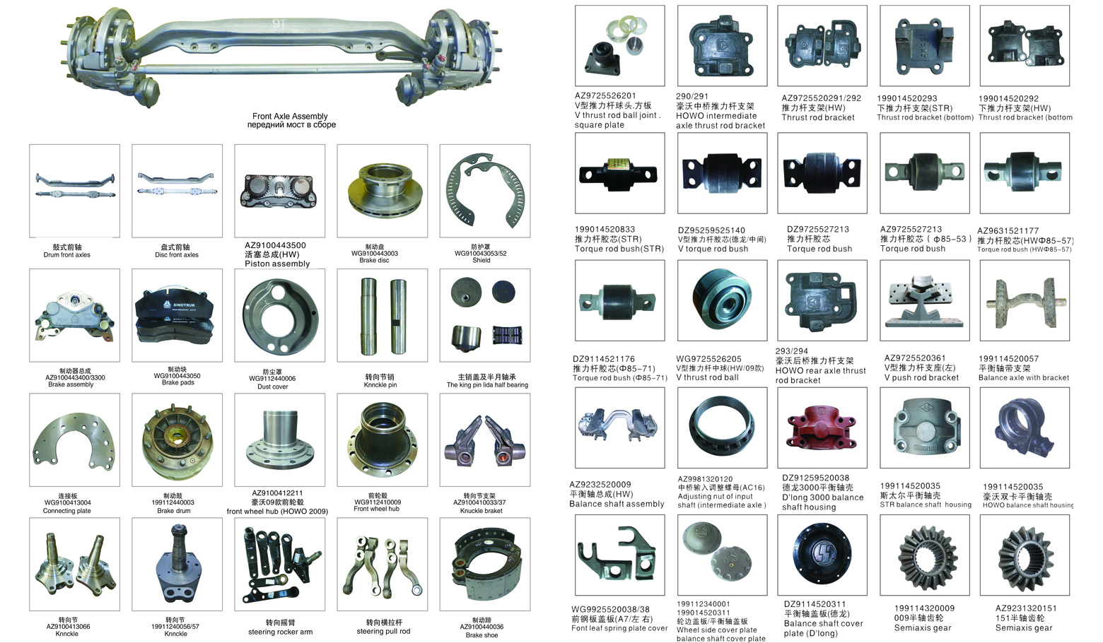 Front Axle Assembly